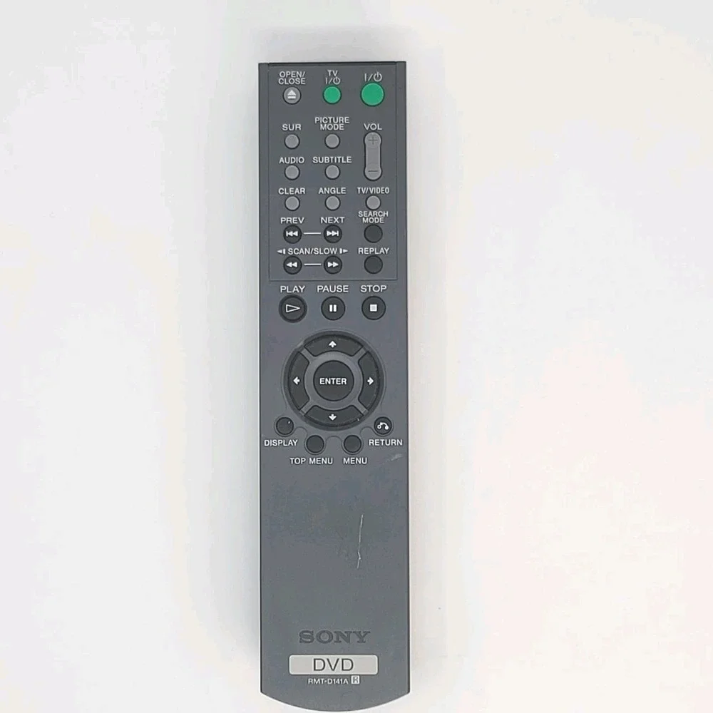 SONY RMT-D141A DVD Player Remote Control TESTED WORKING Genuine OEM